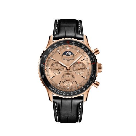 cronografo breitling oro|Navitimer B19 Chronograph 43 Perpetual Calendar 140th.